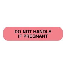 Do Not Handle If Pregnant Label 1-5/8
