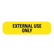 For External Use Only Label 1-5/8