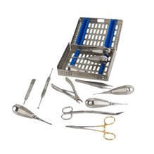Kruuse Winged Extraction 12 piece Set with Stainless Steel Case (Stubby)