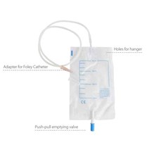 Kruuse Urine Collection Bag 750ml (for foley catheters)