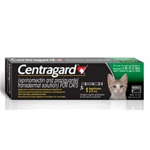 Centragard Cat Small Green 1 dose Pack 10 Per Carton