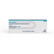 Clavacillin Tab 125mg 70ct (amoxicillin trihydrate/clavulanate potassium)