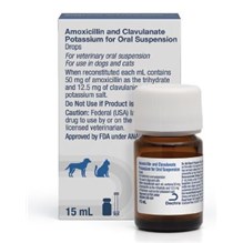Amoxi Clav Oral Suspension Drop 62.5mg/ml 15ml  (Amoxicillin & Clavulanate Potassium)