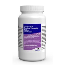 Enroflox (Enrofloxacin) Chew Tab 136mg  200ct  Norbrook