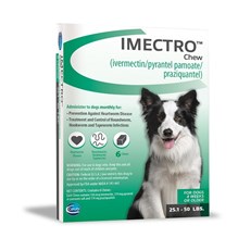 Imectro Chew 25.1-50lbs Green (6 doses per card--10 cards/carton)