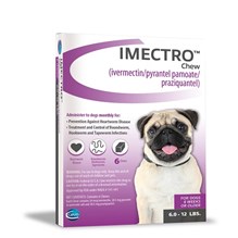 Imectro Chew 6.0-12lbs Purple (6 doses per card--10 cards/carton)