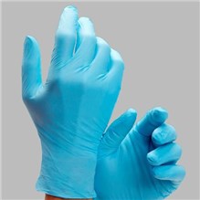 Exam Gloves Nitrile Miracle Powder Free Small (Blue)