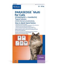 Parasedge™ Multi for Cats 9.1-18lbs 3 doses/card 10 cards/box