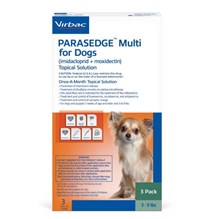 Parasedge™ Multi for Dogs 3-9lbs 3 doses/card 10 cards/box