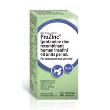 Prozinc Insulin U-40 20ml Dog and Cat