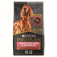 Purina Pro Plan Dog 40lb Sensitive Skin & Stomach Salmon and Rice