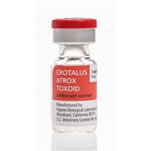 Rattlesnake Vaccine Crotalus Atrox Toxoid Rattlesnake 25 x 1ds