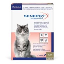 Senergy Cat 15.1-22lbs 10 cards/bx 3ds Taupe 60mg