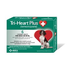 Tri-Heart Plus 26-50lb Green 6 Dose 10ct
